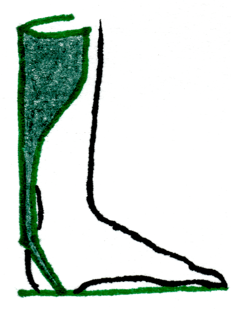 dessin releveur de pied