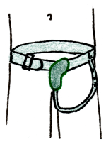 dessin bandage herniaire
